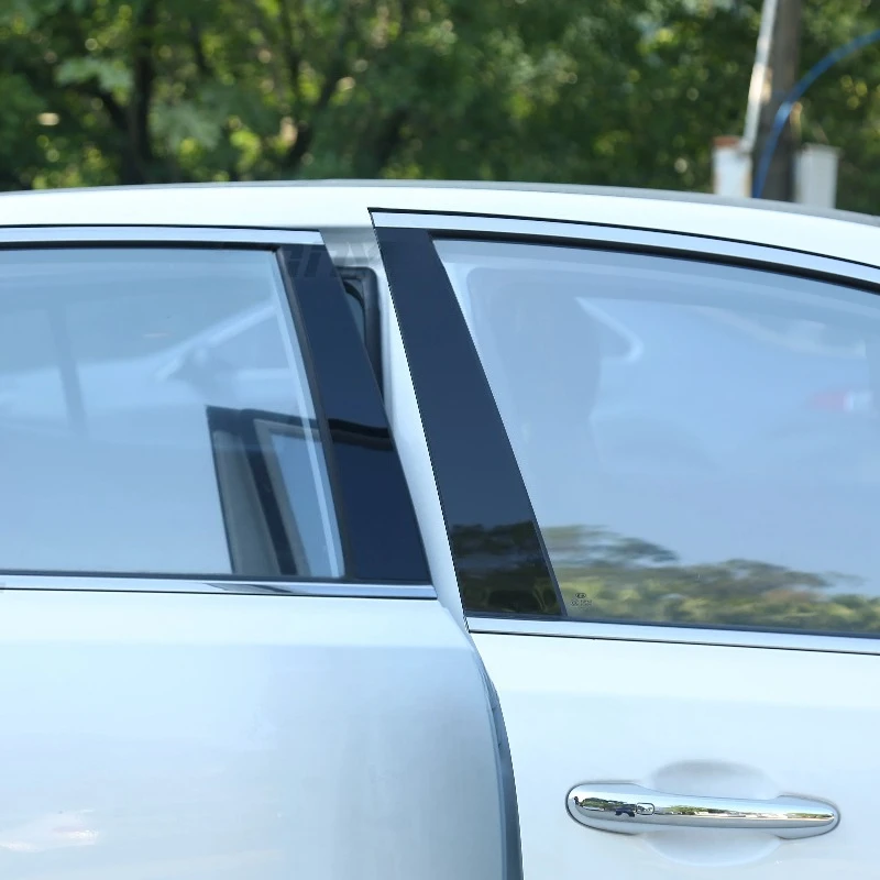 10Pcs For Mitsubishi Eclipse Cross 2018 - 2021 Car Window Door Polished Pillar Posts Cover Window Trim Cover BC Column Sticker - view 5