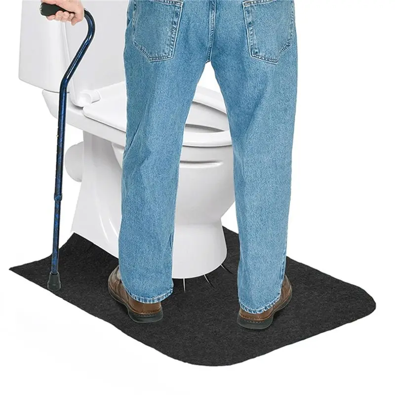 SEWS-Upgrade Commode Potty Training Mats For Boys, Toilet Training Mats, Toilet Rugs, Toilet Rugs Shaped Washable