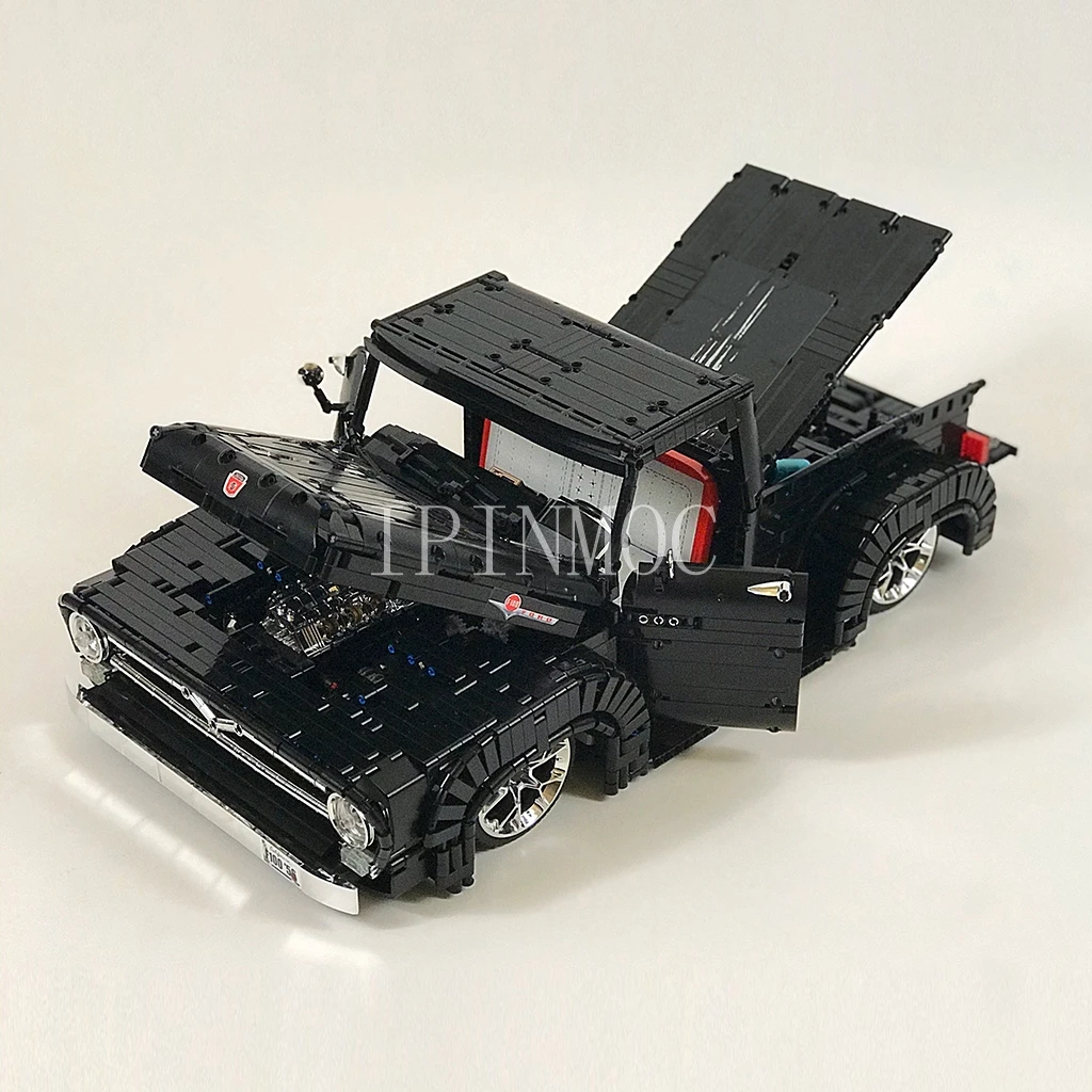 MOC-37562 F100 Double four-channel remote control double Monster motor building block toy car 3236pcs