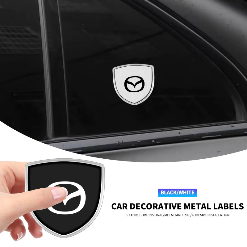

3D Metal Car Side Fender Sticker Shield Badge Emblem Logo For Mazda Mitsubishi Abarth JEEP Fiat Volvo Jaguar Honda MG Nismo TRD