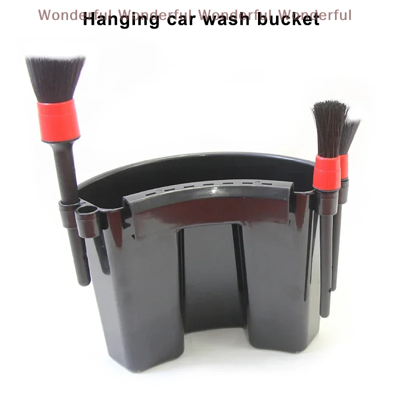 

Towels Brushes Mitt Fast Easy Storage Kits External Hanging Barrel Universal Bucket Organizer Car Detailing Tools