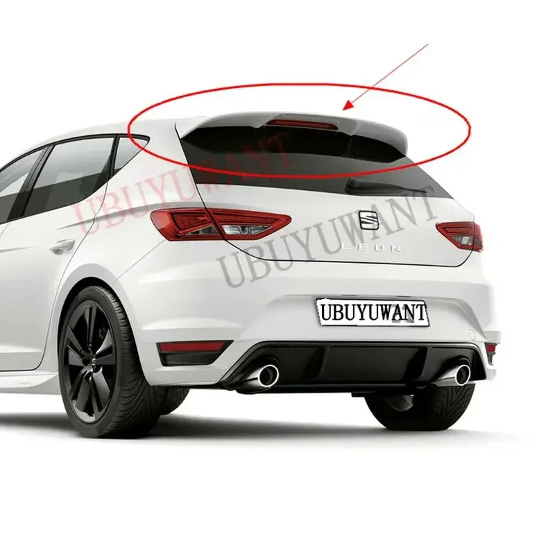 

Высокое качество ABS плакат задний спойлер на крышу для Volkswagen Seat LEON MK3 5F спойлер 2012-2020 украшение хвостового крыла автомобиля