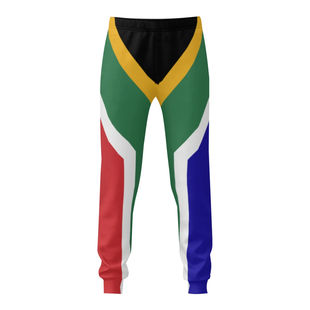 South Africa Flag Mens Sweatpants with Pockets Joggers for Men Sports Casual Sweat Pants With Drawstring