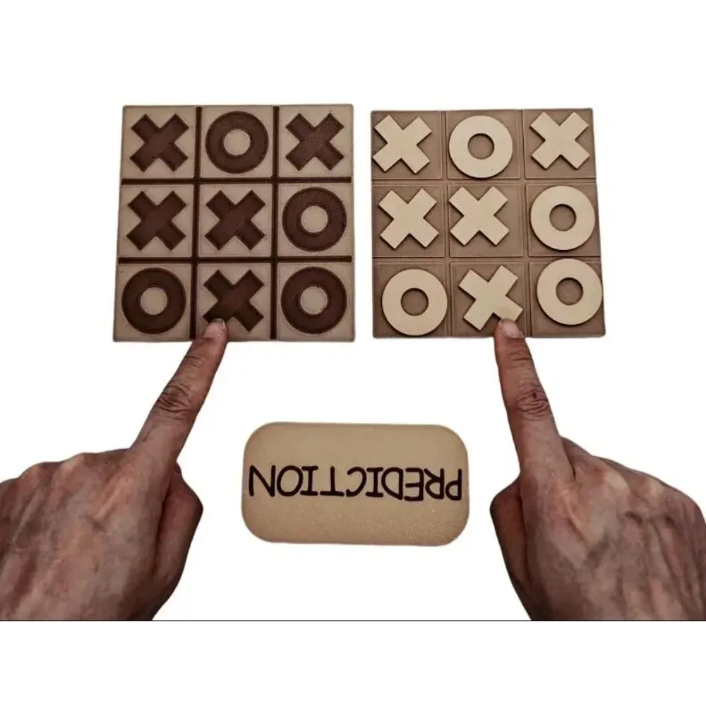 

Tic Tac PerfecToe (Plastic Version) The Ultimate Tic Tac Toe Prediction Magic Tricks Illusions Stage Magic Prop Gimmick Magician