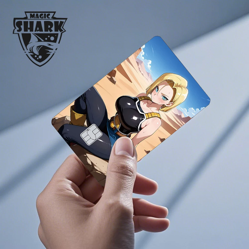 ماجيك شارك فاشن أنيمي دراغونز كرات 3M PVC ماتي رقيقة جدا الجلد ملصق غطاء فيلم لبطاقة الائتمان الخصم