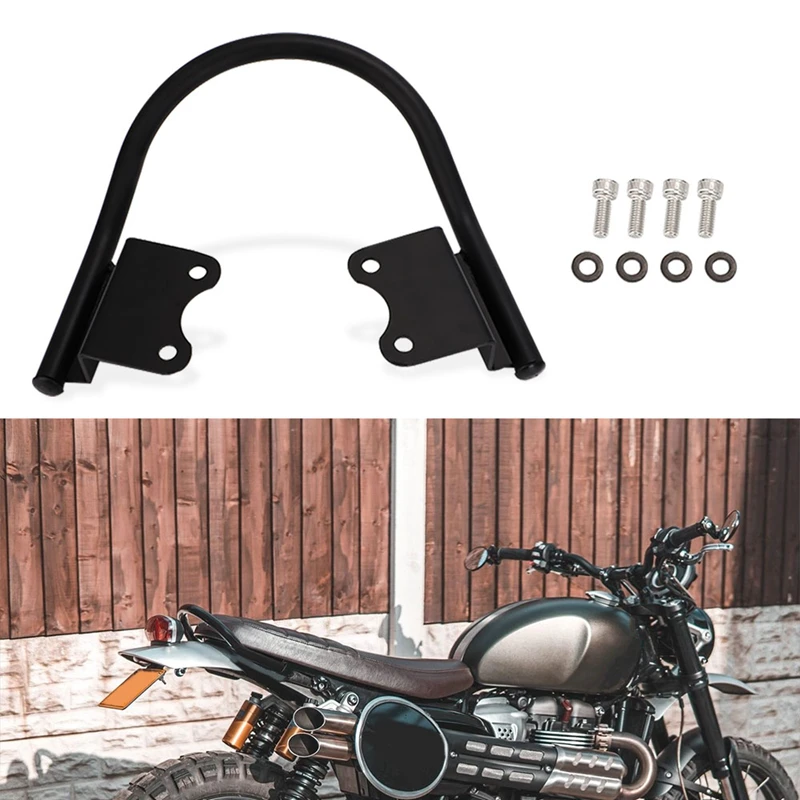 

For Street Twin 900 Street Scrambler 900 Speed Twin 1200 Passenger Rear Seat Grab Bar Handles Seat Armrest Handle Luggage Rack