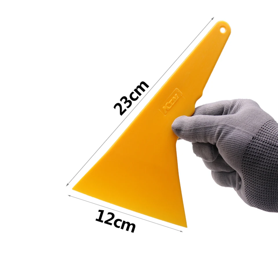 Rascador de plástico triangular para coche, escurridor de película para ventana, pegatina de vinilo, herramienta de envoltura A172