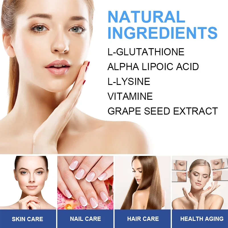 Liposomal Glutathione Capsules for Antioxidant, Detox, Immune System Skin Beauty, Liver Health Support Supplement