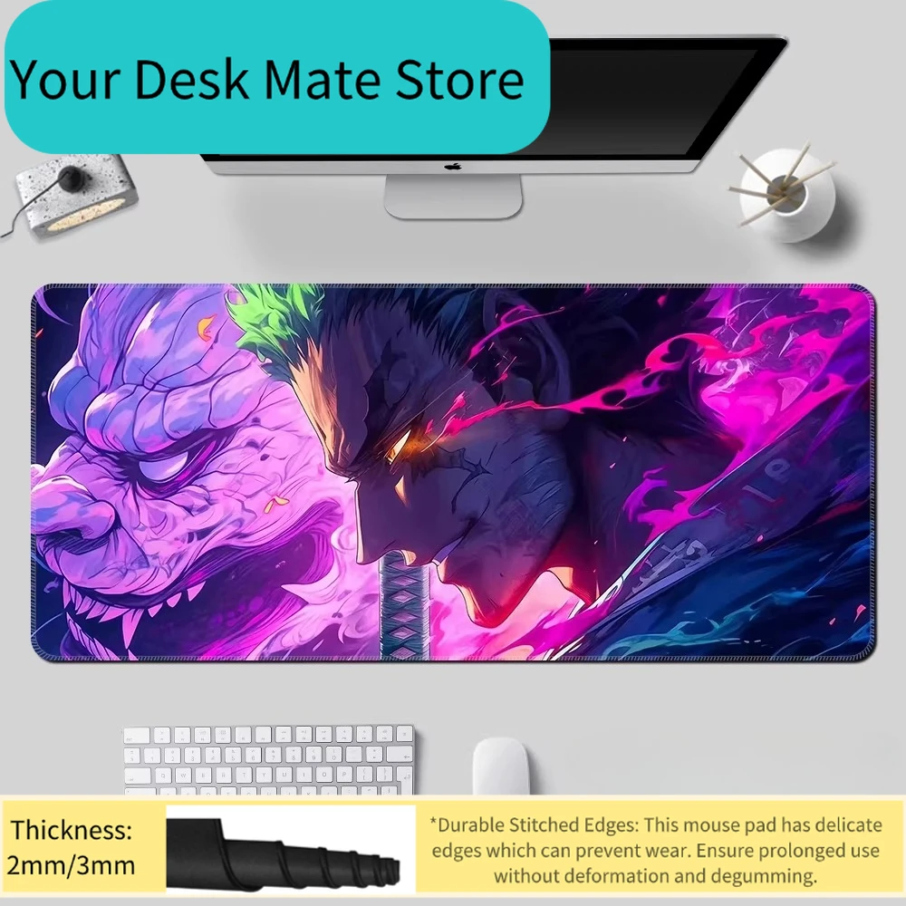 

Милый кожаный коврик для мыши ONE PIECE, увеличенный размер, для мальчиков, с аниме-дизайном, для киберспорта, коврик для клавиатуры, Луффи, Ророноа Зоро, коврик для компьютерного стола