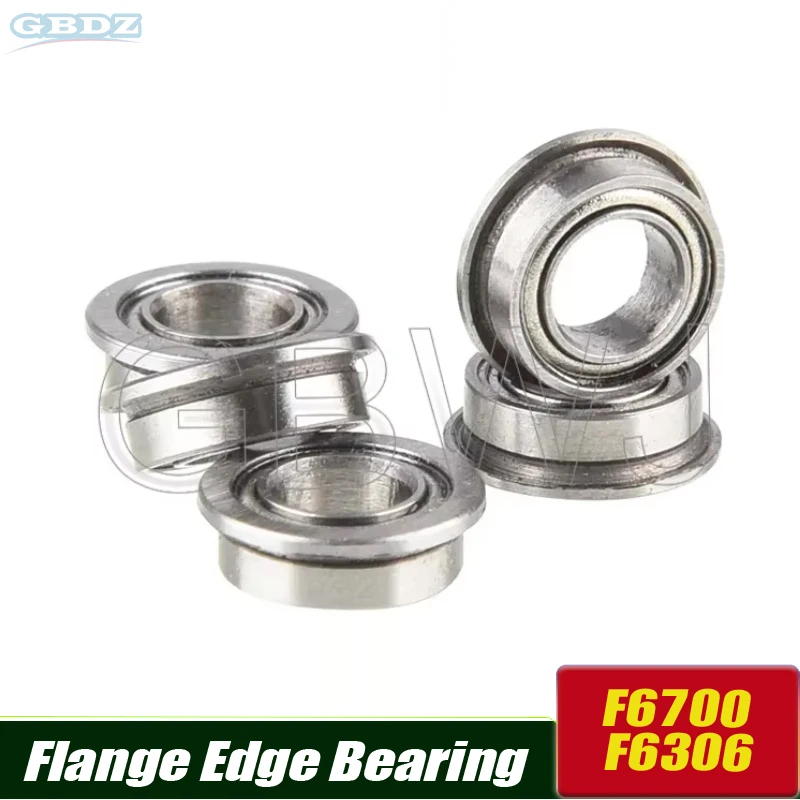

1PC Flange Bearing With Retaining Edge F6700 F6701 F6300 F6301 F6302F6304 F6305 F6306