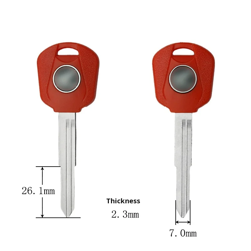 Honda motorcycle key, suitable for: Honda CB1300 CB400 VTEC Wasp 600 CBR1000 motorcycle key(can be placed anti-theft chip)