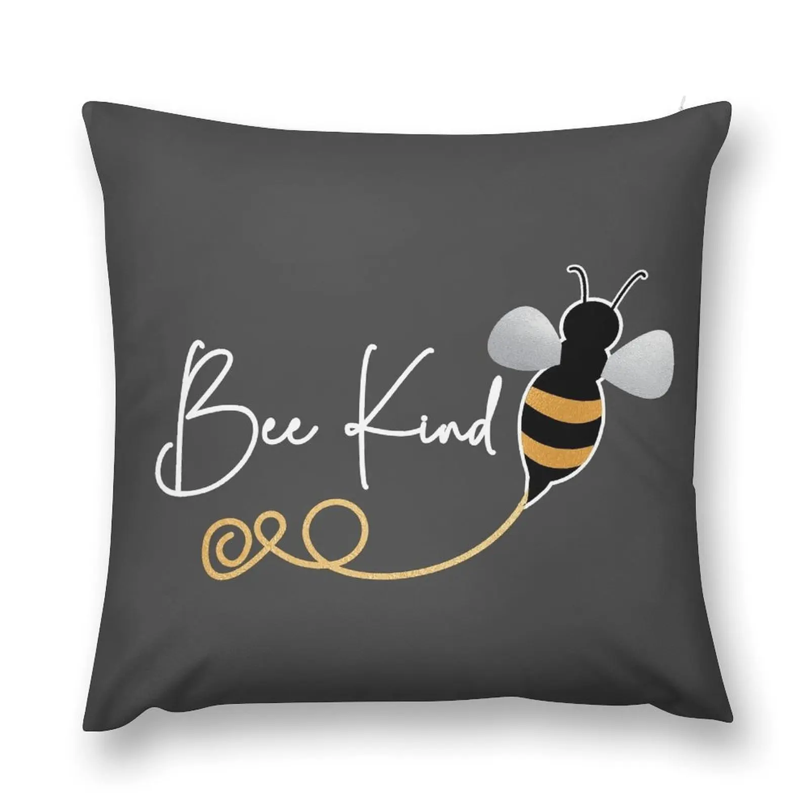 Save the bees, protect the bees, elegant be kind for bee keepers. Caroline Laursen original Throw Pillow Christmas Covers pillow