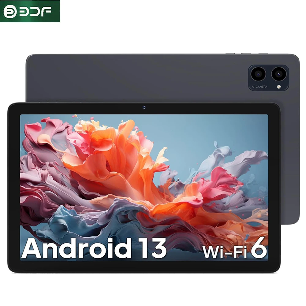 Ew T616 Tablet WI-FI 10.1 inci HD IPS Display wideine Android 13 12GB(4 + 8 memperluas) 256GB 5000mAh Baterai PC Pad