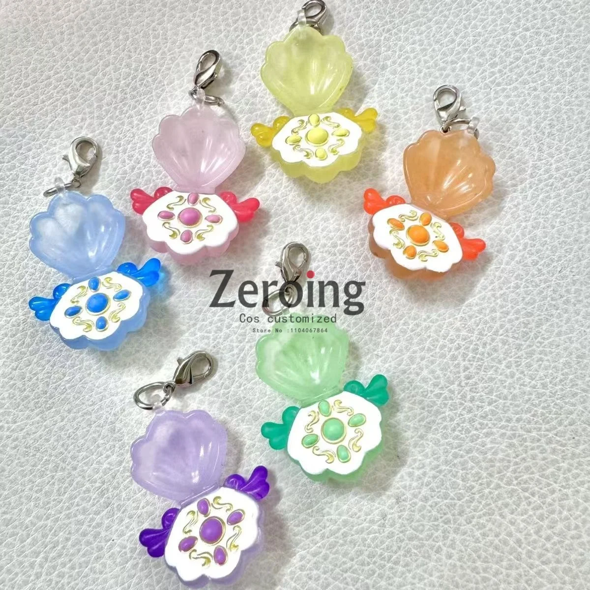 Mermaid Melody Pichi Lucia Nanami Rina Toin Hanon Hosho Cosplay key chain Prop