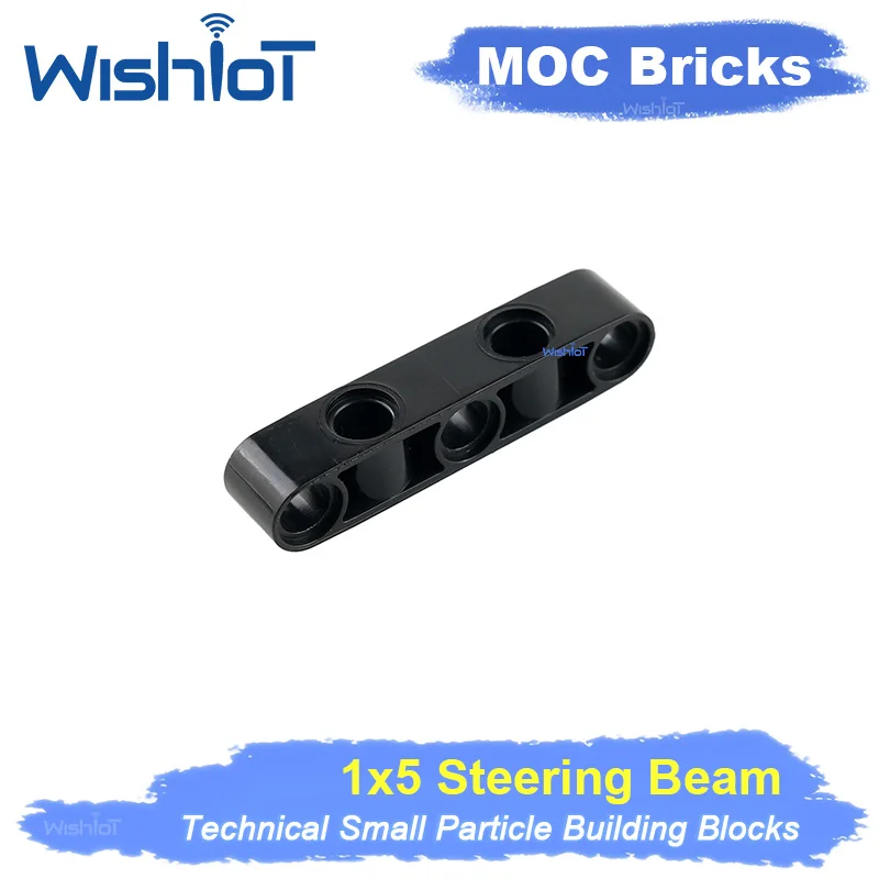 

Технический луч толщиной 1x5 с альтернативными отверстиями, детские развивающие строительные блоки «сделай сам», собирает частицы Moc, детали игрушки