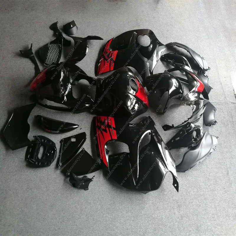 motorcycle accessories Black Red full abs fairing injection bodywork kit