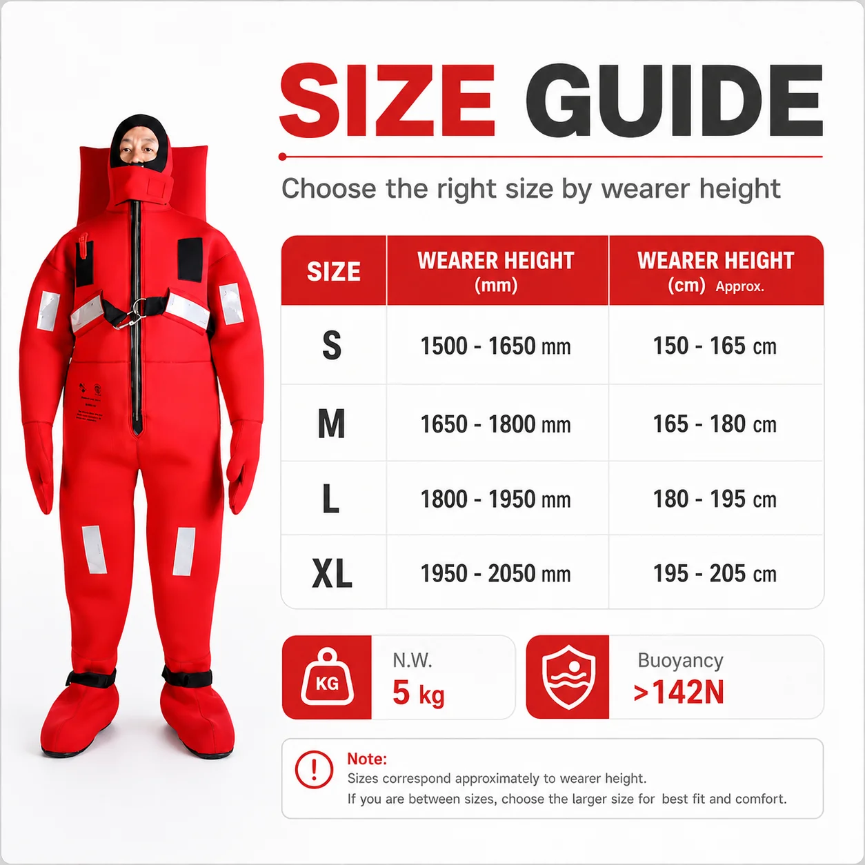 Marine Immersion Suit 6mm Neoprene Waterproof Survival Rescue Suit SOLAS Reflective Tape with Hood Gloves Boots