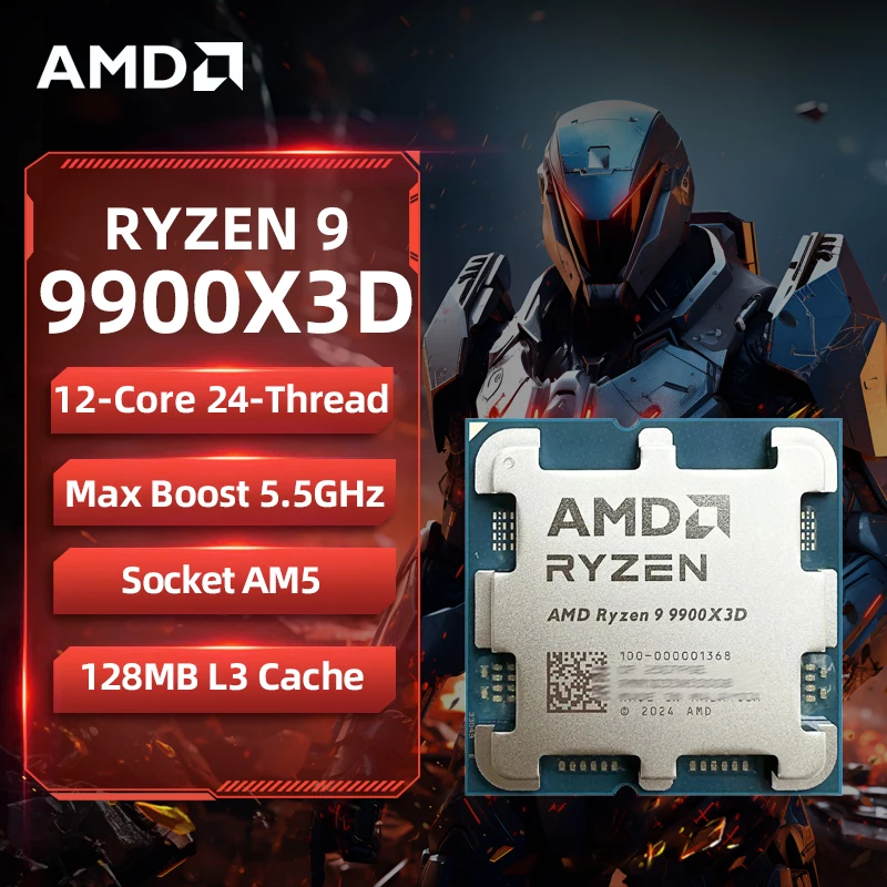 Amd Ryzen 9 9900X3D… - image