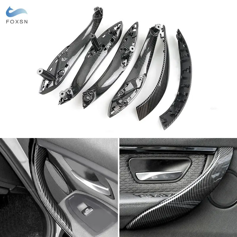 

ABS Car Inner Door Armrest Panel Door-Pull Handle Cover Replacement For BMW 3 4 Series F30 F31 F32 F33 F34 F35 F36 F80 F82 F83