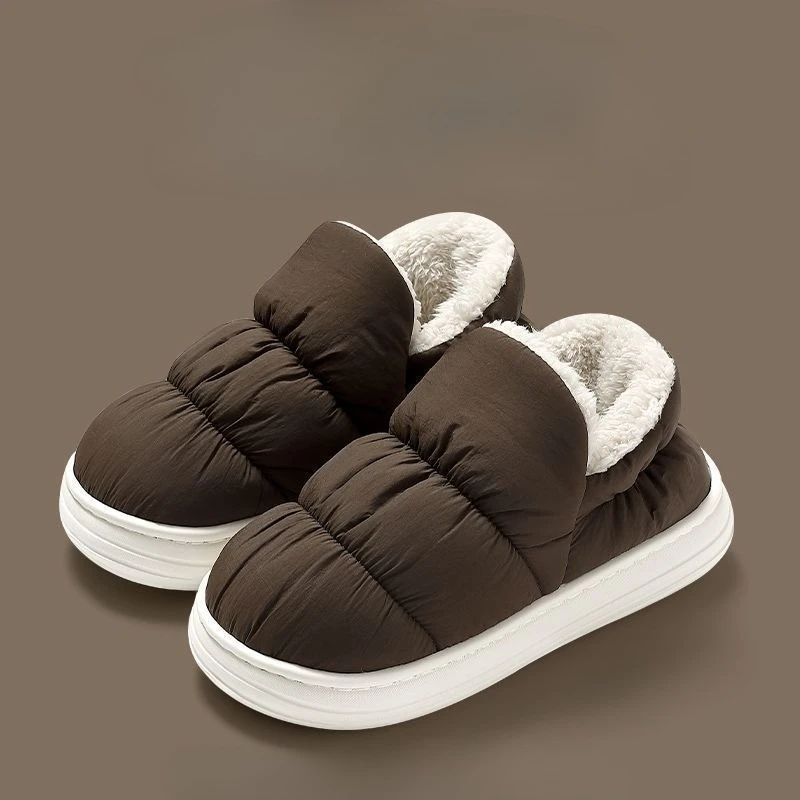 Immagine 4: Scarpe di cotone da donna invernali Scarpe da donna antiscivolo Peluche Scarpe da coppia robuste Moda Slip on Stivali da neve da donna Nuovo Zapatos De Mujer