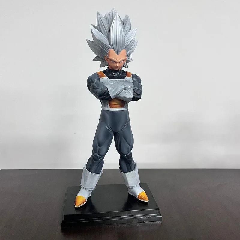 33cm Figurka Vegeta z Dragon Ball Z Anime DBZ Super Saiyan 3 Figurka Akcji Zabawki Manga Figurka PVC GK Statuetka Ozdoby Prezent dla Dzieci