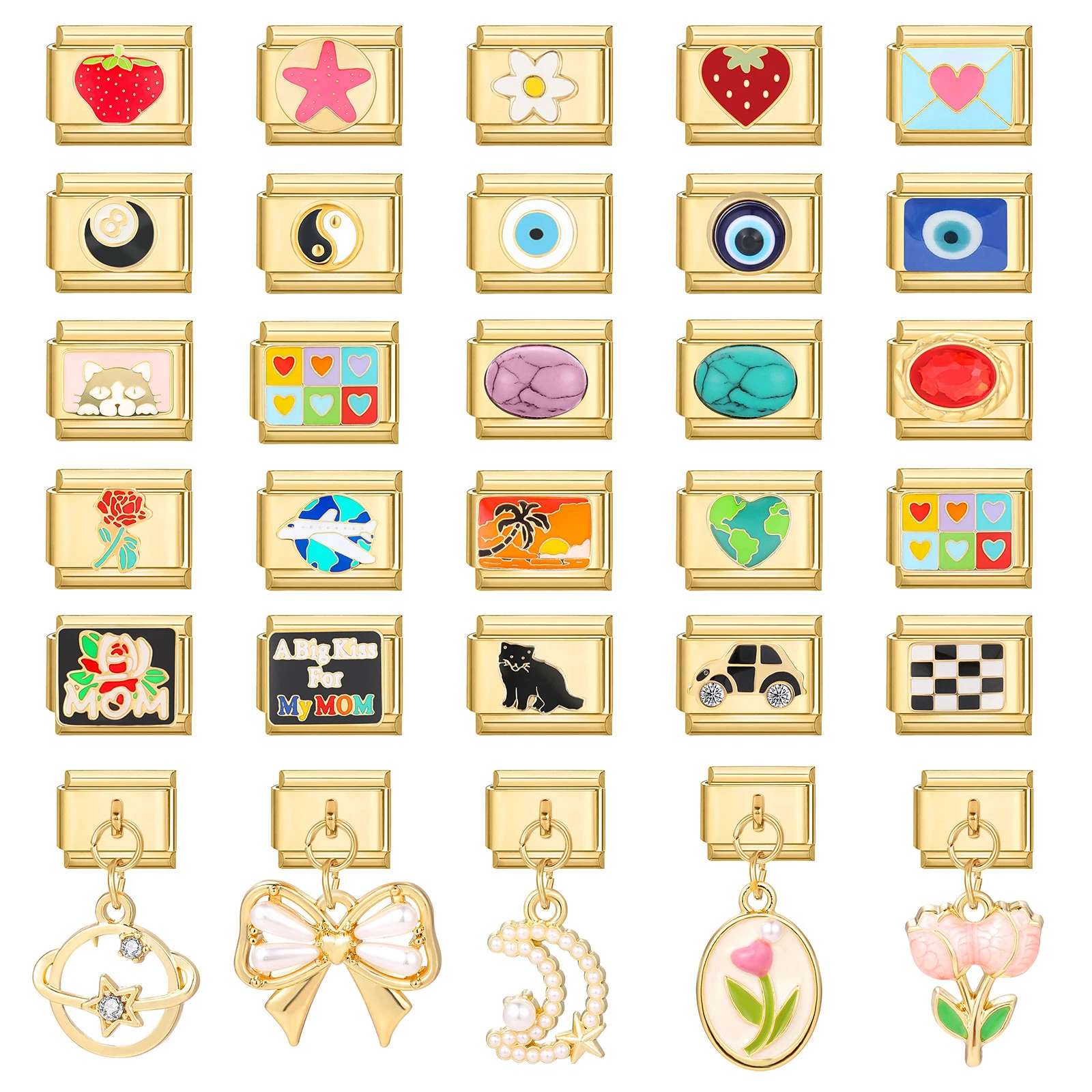 Футбольный-номер-66-love-you-dad-mom-Жена-Сердце-Итальянские-подвески-звенья-подходят-для-браслета-9-мм-Изготовление-ювелирных-изделий-своими-руками-Подарки-оптом