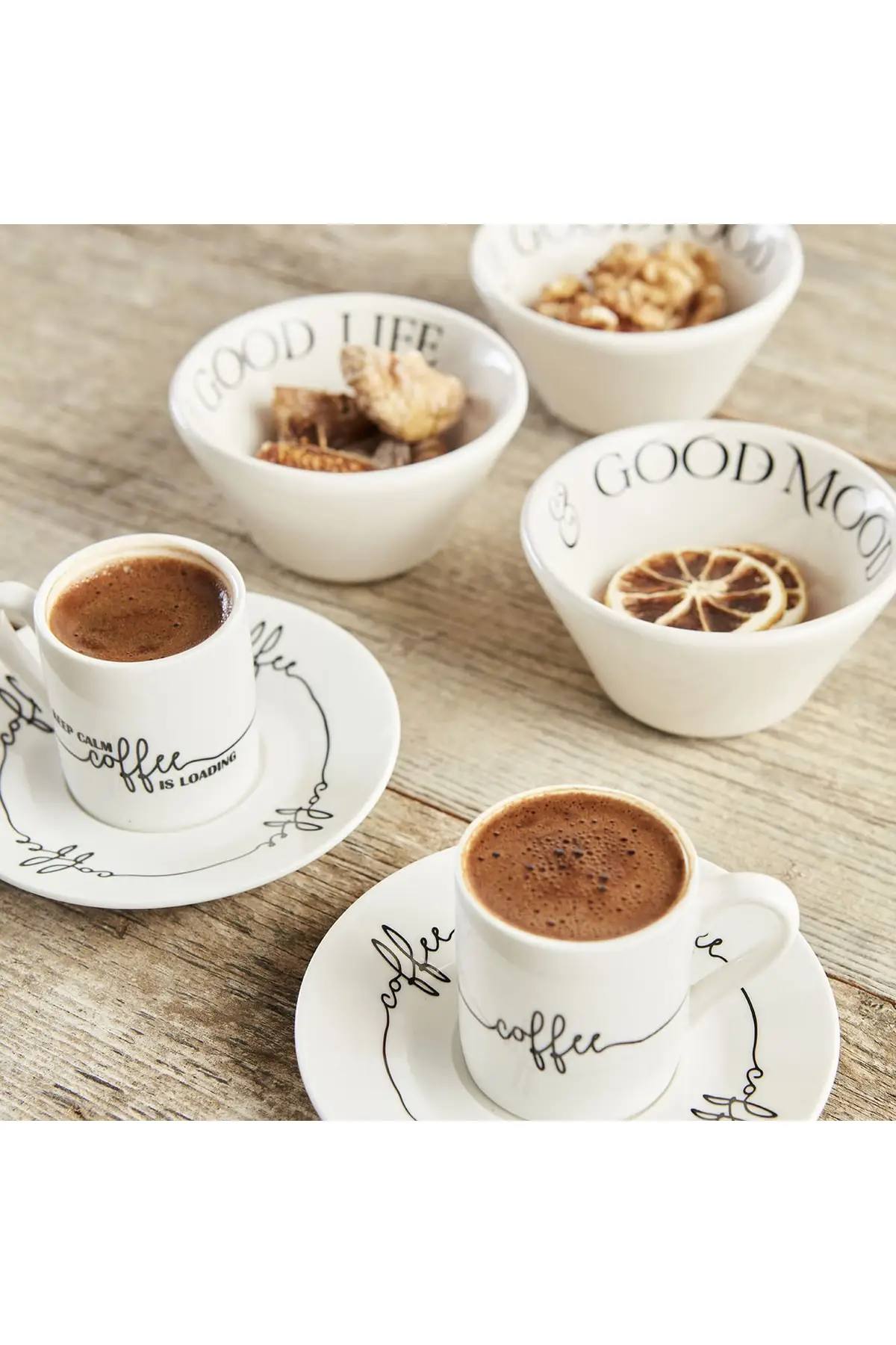 Porcelain Coffee Cup Set 2 Personality 4 Piece New Porcelain Ceramic Coffee Cup Espresso Turkish coffee Decorative Cup Set Type