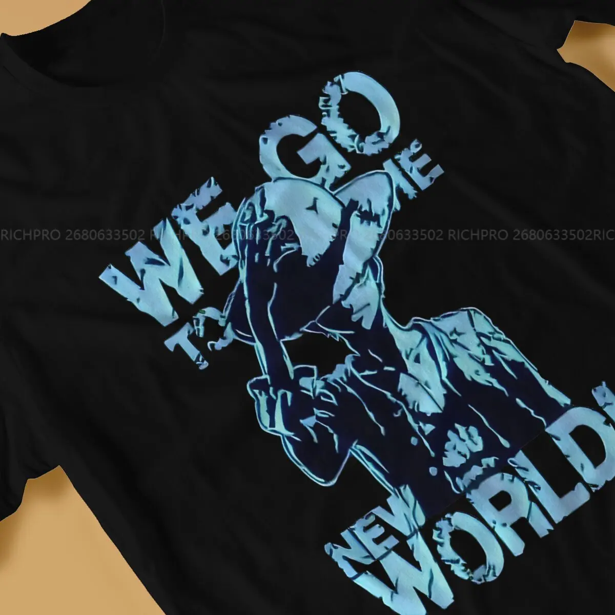 T-shirt en Polyester à Col Rond pour Homme, Vêtement de Style Hip Hop, Cadeau, Nouvelle Collection