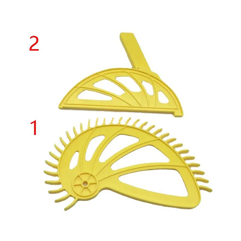 Imagem -06 - Desktop Carpintaria Push Block Hedgehog Push Block Tabela Saw Posicionador Plástico Two-in-one Rod