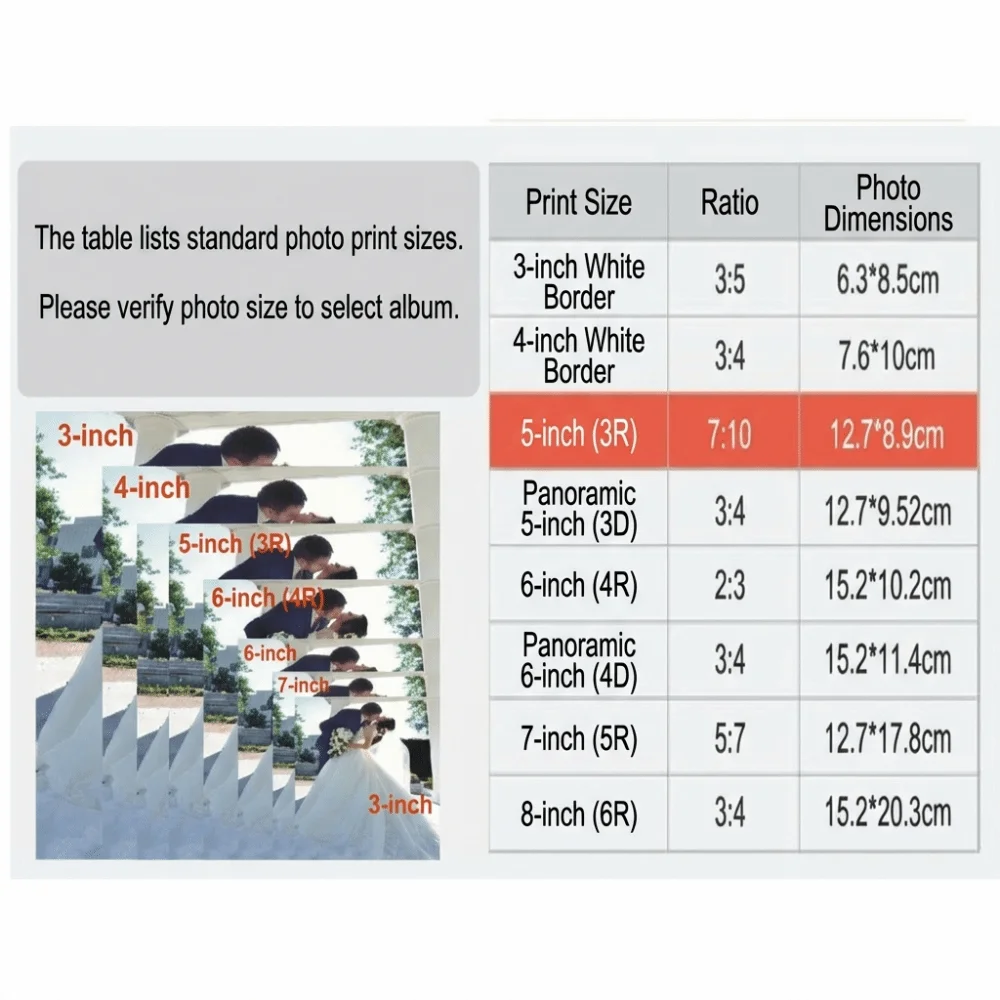 6 Inch 100 Pockets Photo Album Laminated Cloth Cover Slip-in Picture Albums Large Capacity Insert Pocket Scrapbook Album