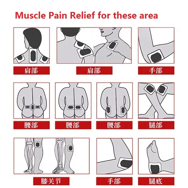 Cintas japonesas Mohrus para aliviar el dolor, 7 unidades/bolsa, herramienta japonesa para el cuidado de los pies y las manos y el cuerpo