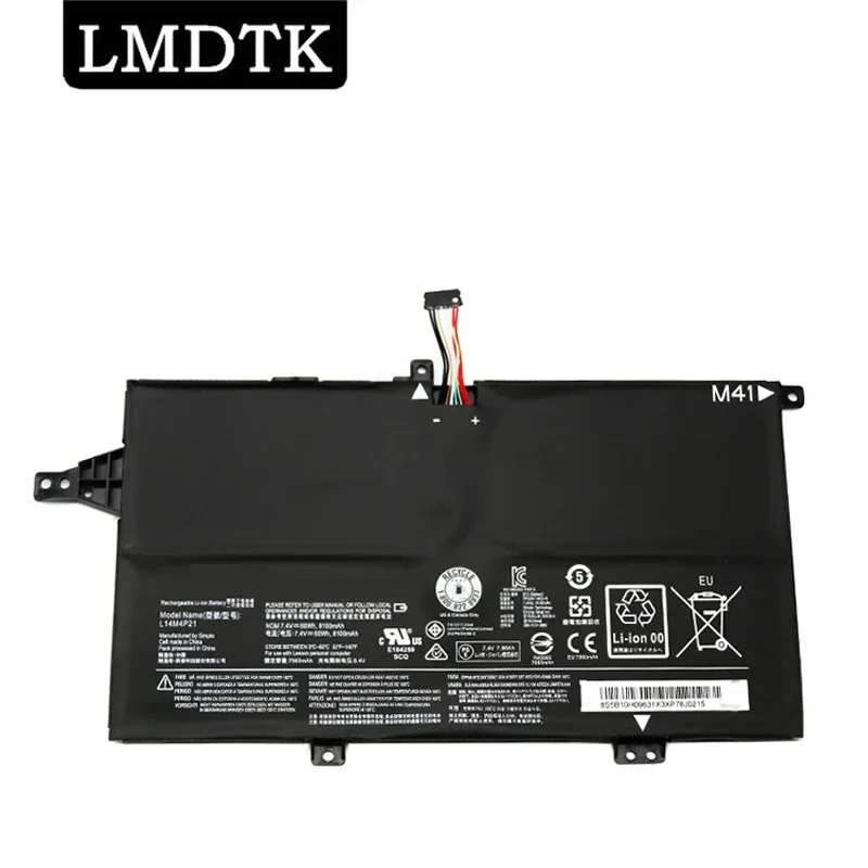 

LMDTK New L14M4P21 7.4V 60WH Laptop Battery For Lenovo K41-70 K41-80 M41-70 M41-80 L14S4P21 L14M3P22