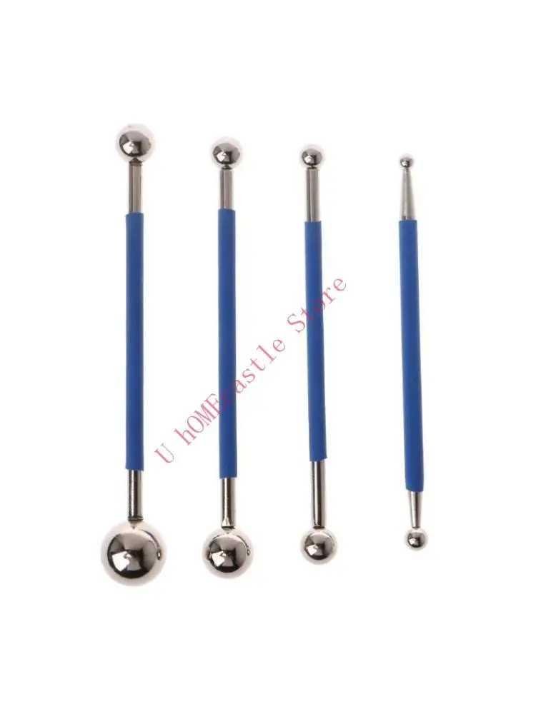 63HF 4PCS/세트 듀얼 스테인레스 스틸 프레스 볼 그라우트 접착제 갭 수리 막대기
