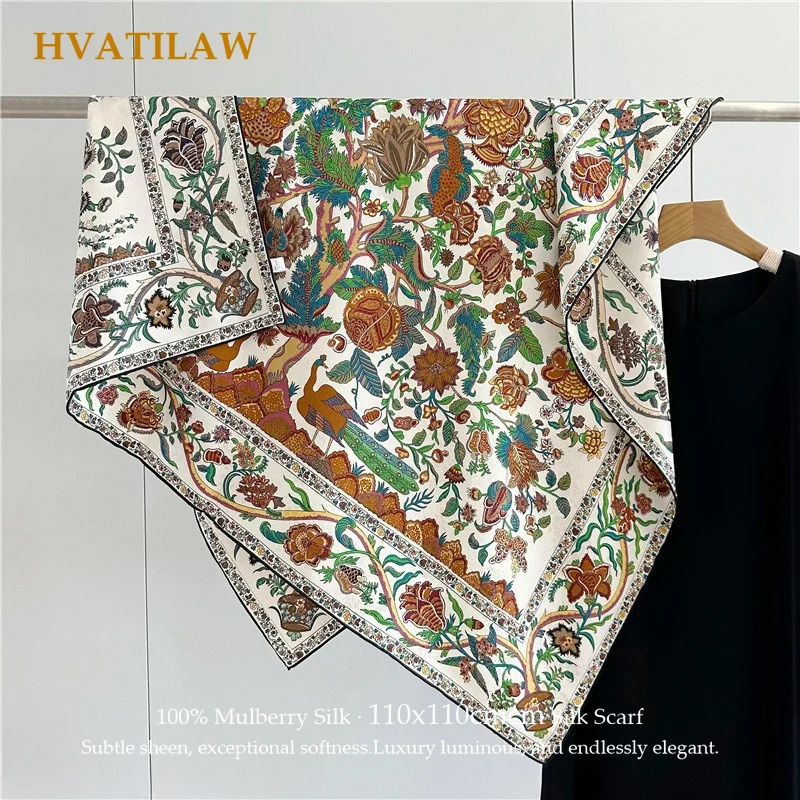 Echarpe-de-luxe-100-soie-de-murier-grande-carree-110-cm-douce-pour-la-peau-foulard-pour-femme-chale-pur-et-doux-bandana-cadeau