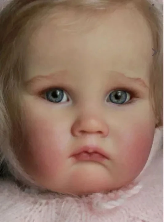 NPK 25inch Reborn Doll kit Charlotte with COA Toddler Fresh Color DIY Soft Touch