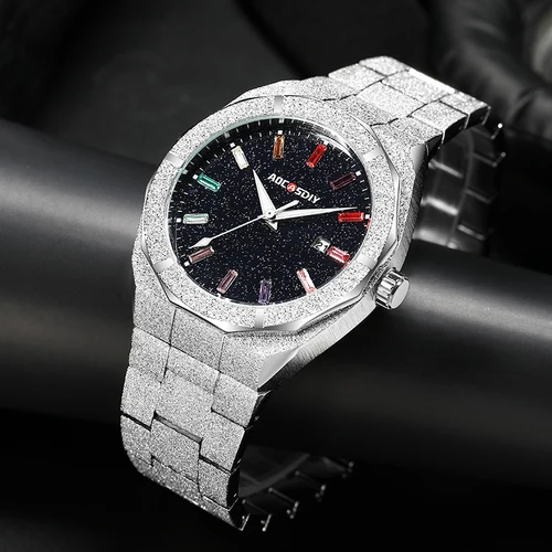 Relojes de lujo para hombres de negocios, relojes de pulsera de cuarzo con fecha automática, reloj masculino con manecillas luminosas, reloj Masculino