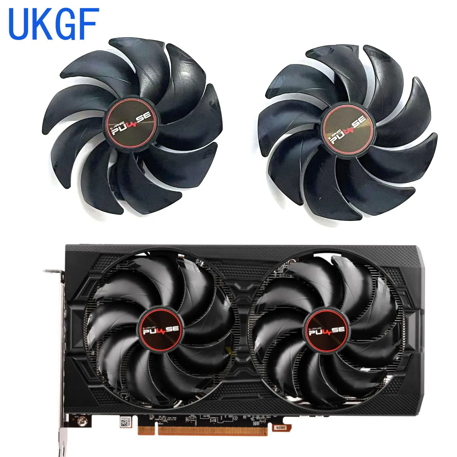 

New GPU Cooler 6PIN 95MM FD10015M12D RX5700 XT GPU F Fan for SAPPHIRE Radeon RX5500XT RX5600 5700XT PULSE BE SE OC Graphics Card