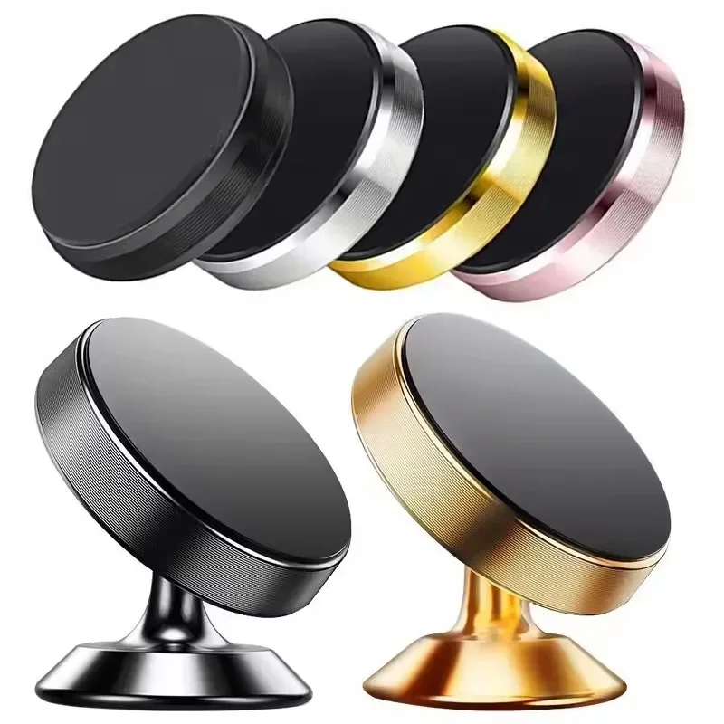 Magnetic Car Phone Holder Magnet Mount Mobile Cell Phone Stand GPS Support For iPhone 15 13 12 Pro Xiaomi Huawei Samsung Oneplus view 2