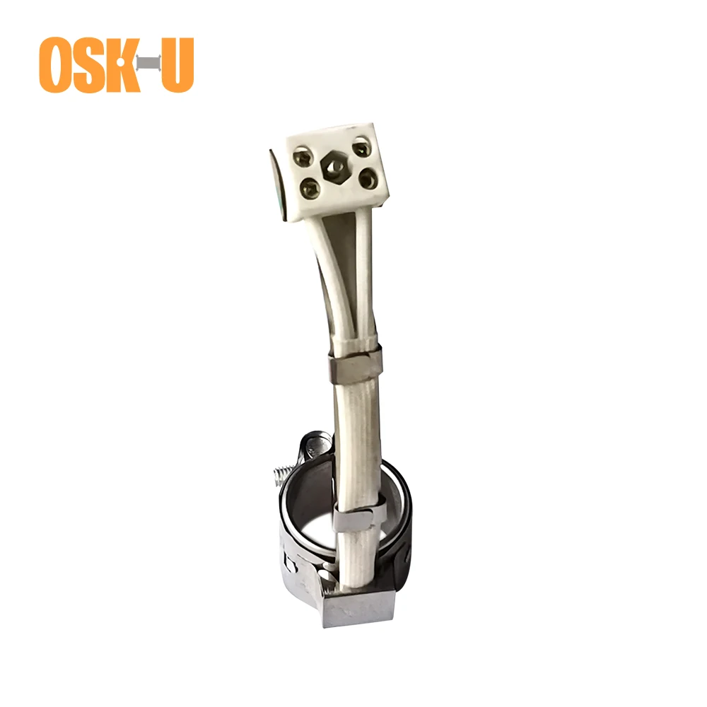 Banda aquecedor 220v faixa de aquecimento 30mm interno 30/35/40/45/50mm altura de aço inoxidável elemento elétrico potência 85/100/110/130/150w