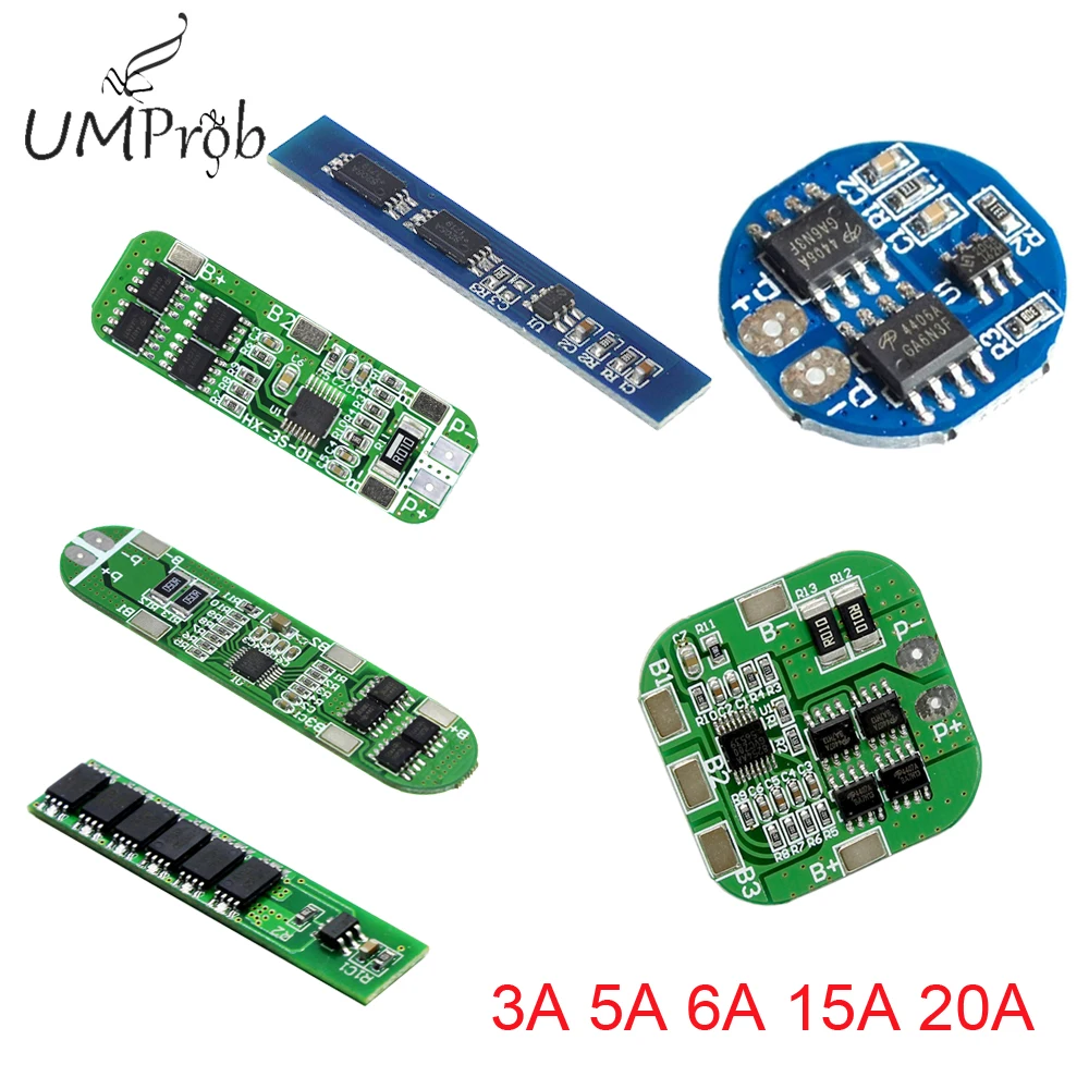 4S 6A 16V Li-ion Lithium Battery 18650 BMS PCM Protection Board for Li-ion Lipo Battery Cell Pack
