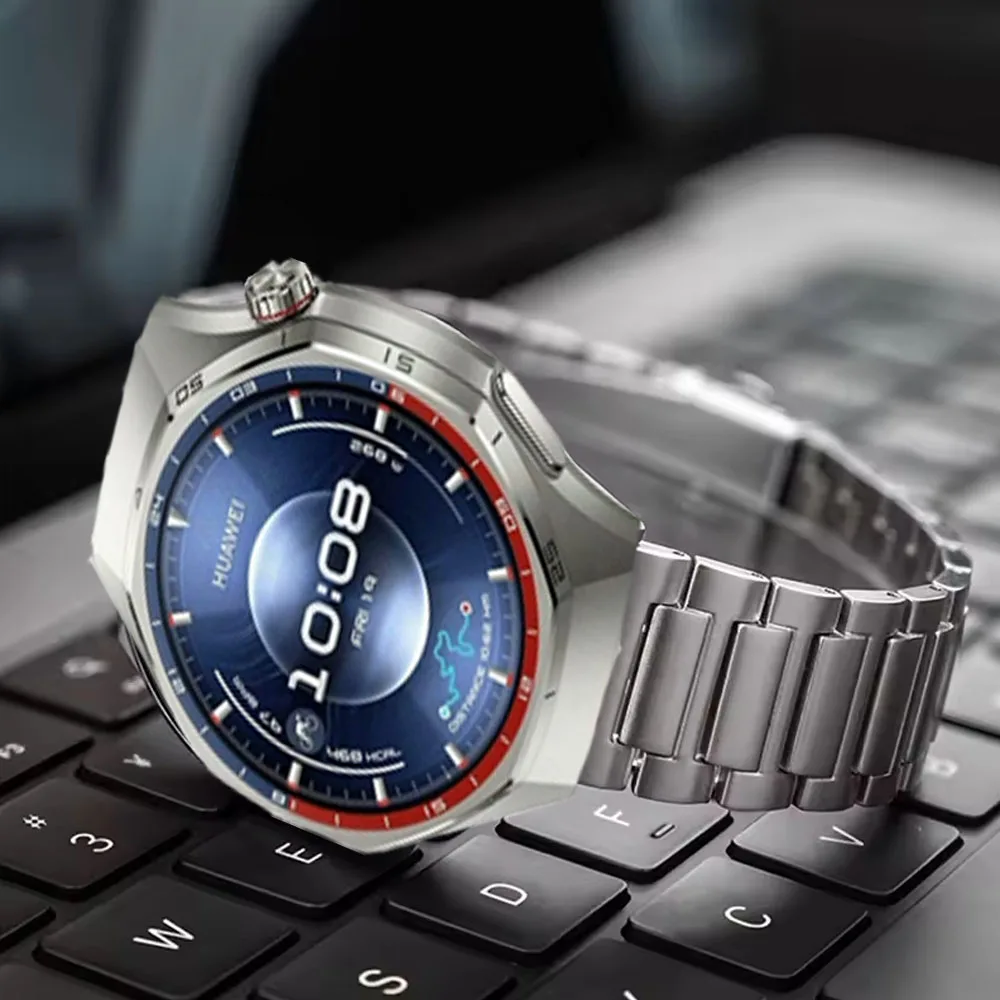 22mm Edelstahl Band Für Huawei Uhr GT6 Pro GT6 GT5 GT4/3 46mm Metall Männer Armband Correa für Huawei Ultimate/Buds/GSPro