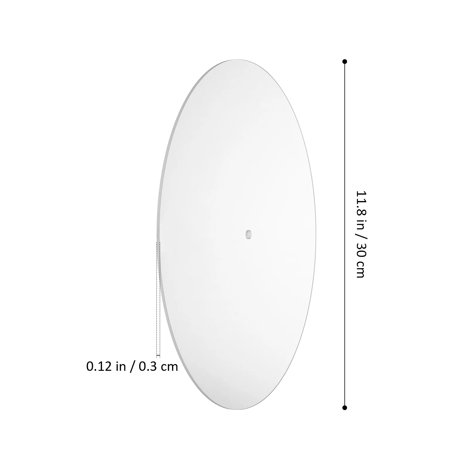 Il tappetino per giradischi in acrilico durevole riduce l'elettricità statica e le vibrazioni migliora la qualità dell'audio con la piastra del giradischi dall'aspetto moderno