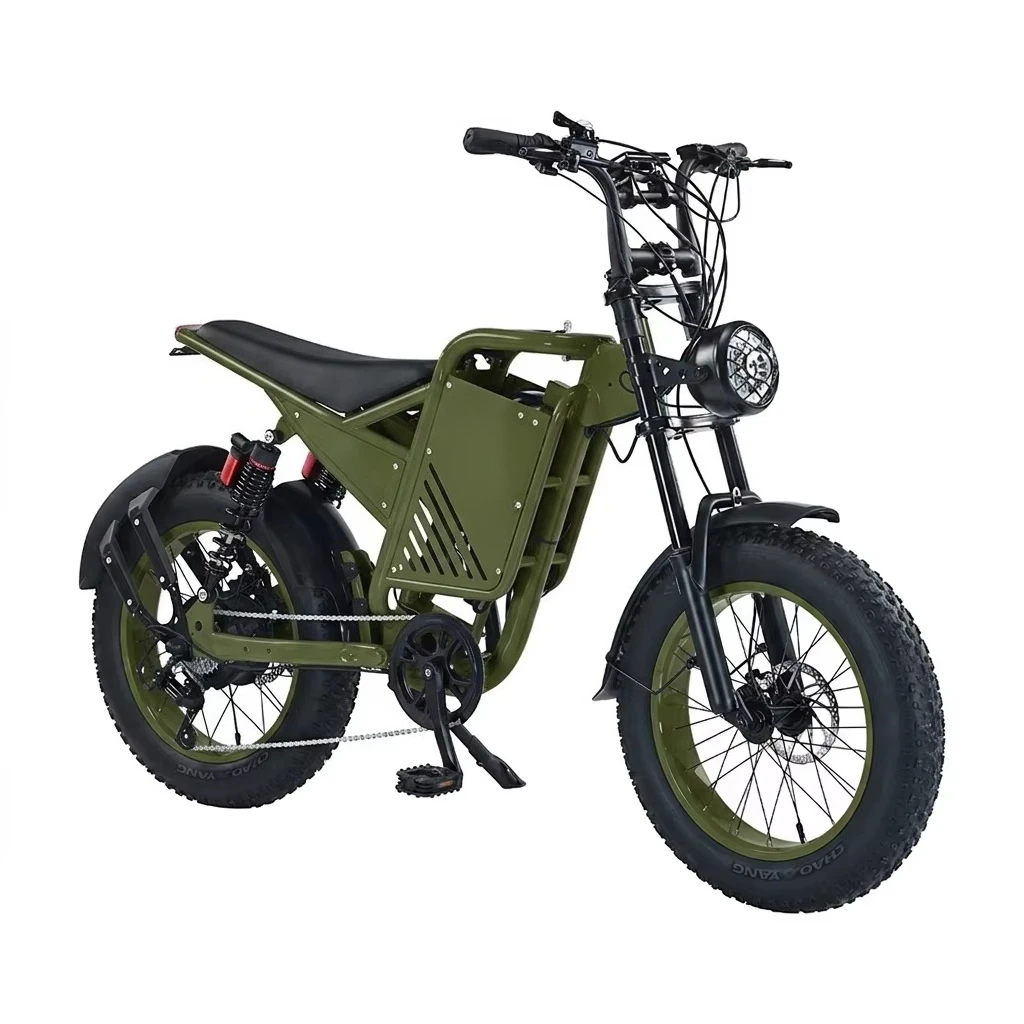 Electric Mountain Bike 20inch 400W/1000W Retro Off-Road Electric Bicycle Fat Tire E Bike Lithium Battery for Mountain/Snow