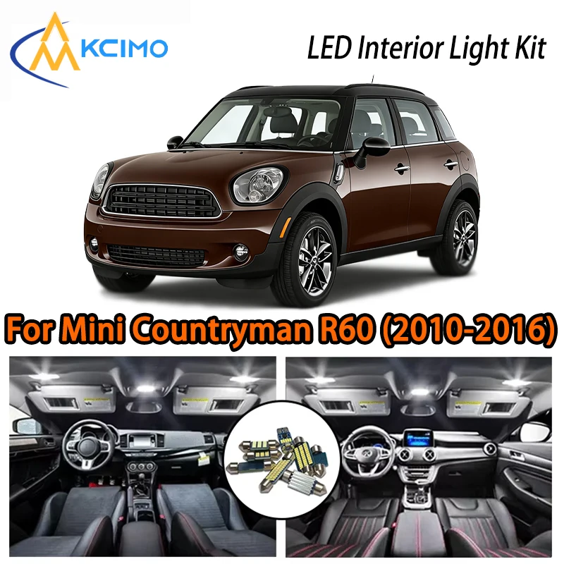 

KCIMO For Mini Countryman R60 (2010-2016) Premium LED Interior Kit - 2 Colors , Quick Installation, Long-Lasting