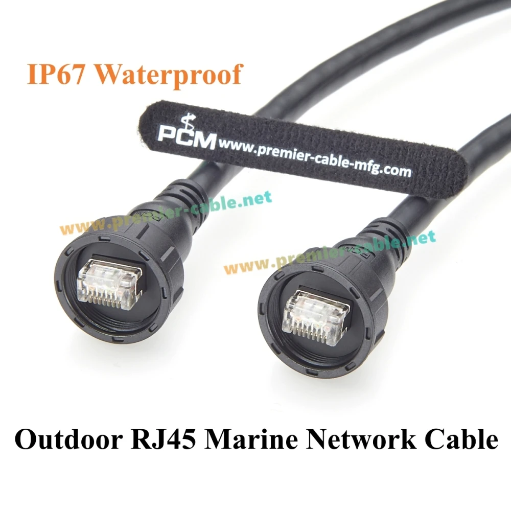 010-10550-00 Marine-Netzwerkkabel IP67 wasserdicht RJ45 Stecker auf Stecker Ethernet-Kabel für Garmin GPSMAP, GMR Radar, GSD Sonar, GMS – Detail 4