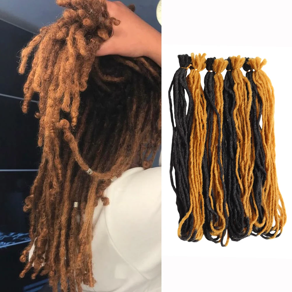 40 Inch Soft Synthetic Dreadlocks Hair Extensions pro Locs Faux Crochet for Women Hair Sister Accessories 10 Strands