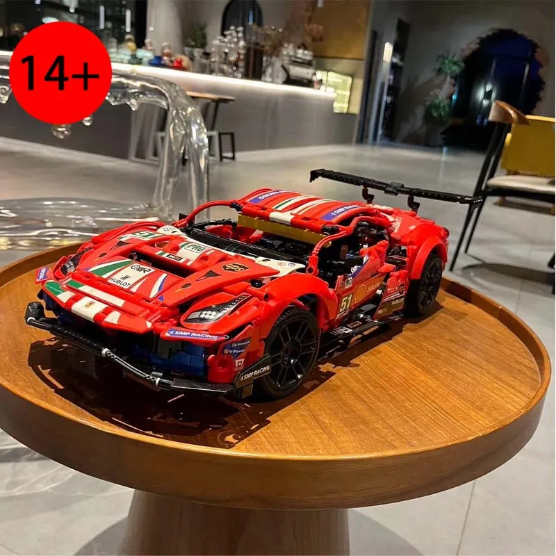 

1677 PCS Technical GT Race Car Building Blocks, Detailed Assembly Model, Gift & Display Decor
