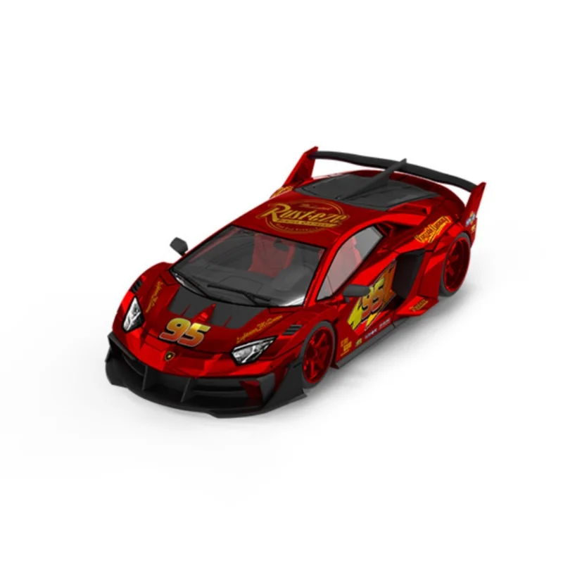 CC 1:64 Aventador GTEVO Metall Rotes Legierungs-Automodell