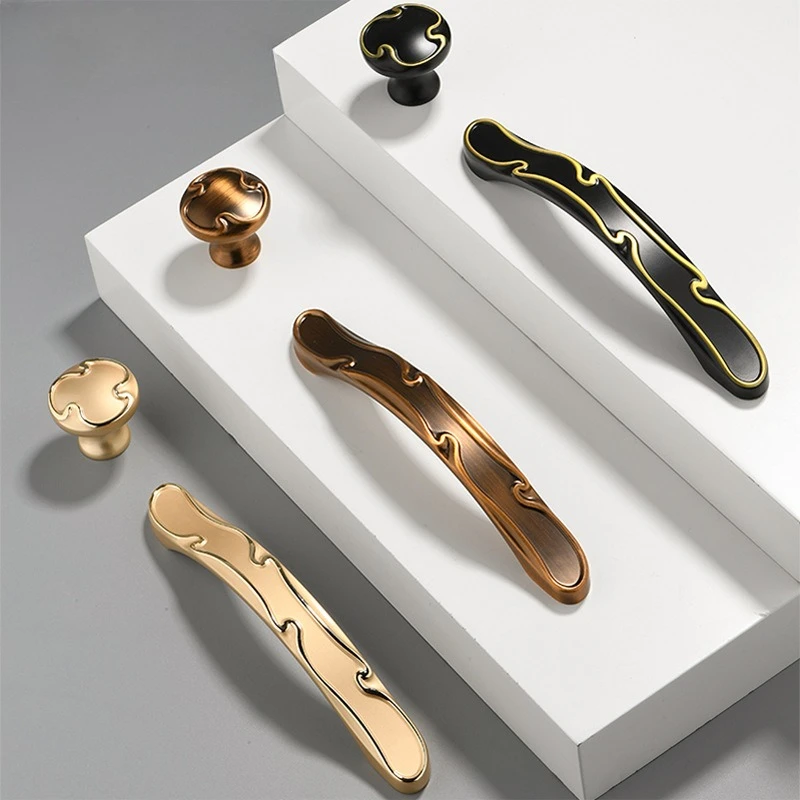 

Европейский креативный дизайн, мебельные ручки, ручки из цинкового сплава для шкафов и ящиков, ручки для комода, кухонного шкафа