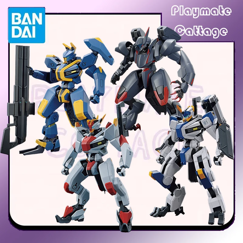 

In Stock BANDAI Original HG Boundary Fighter Jet MAILeS BYAKUCHI KENBU JOGAN AMAIM GHOST BRADY HOUND Anime Figure Model Toy Gift
